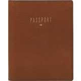 Skinn Passfodral Fossil Travel RFID Passport Case - Brown