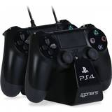 4gamers Playstation 4 Dual Charge 'n' Stand - Black