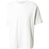 Abercrombie & Fitch Kläder Abercrombie & Fitch – Vit t-shirt med präglad, centrerad logga-Vit/a