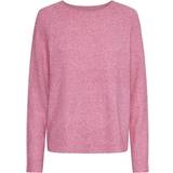 Vero Moda Dam - Stickad tröjor Vero Moda Doffy Pullover - Rose/Raspberry Sorbet