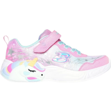 Turkosa Sneakers Skechers Unicorn Charmer Lil Stellar - Pink/Turquoise