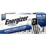 Batterier - Bruna Batterier & Laddbart Energizer AAA Ultimate Lithium Compatible 10-pack