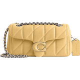 Coach Gula Väskor Coach Tabby Shoulder Bag 20 With Quilting - Nappa Leather/Silver/Hay