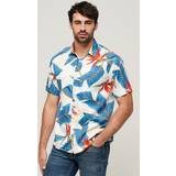 Superdry Bomberjackor Kläder Superdry Hawaiian Shirt M4010353A Optic Paradise 2XL, Optic Paradise