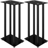 vidaXL Speaker Stands 4 Pillars Design 2 Pack