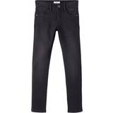Slim Byxor Name It Silas Jeans - Black Denim (13190372)