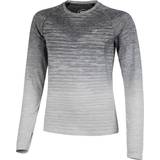 Asics Dam T-shirts Asics Women's Seamless LS Top - Carrier Grey/Glacier Grey