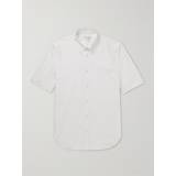 Alexander McQueen Skinnkjolar Kläder Alexander McQueen Cotton Blend Short Sleeve Shirt