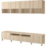 Ikea BESTÅ tv-möbel, kombination, vitlaserad