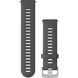 Garmin Klockarmband på rea Garmin Armband I Silikon Snabbfäste Grå/Silver