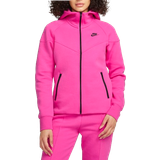 32 - Fleece Överdelar Nike Sportswear Tech Fleece Windrunner Zip Up Hoodie for Women - Alchemy Pink/Black