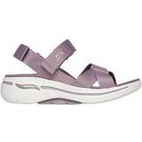 Skechers 4 - Lila Sandaler Skechers Go Walk Arch Fit Strappy Sandals Lavender, Purple, 6, Women