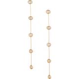Ettika Dripping Delicate Drop Earrings - Gold/Pearls