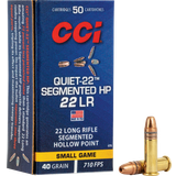 22 lr ammunition CCI Quiet-22 Segmented HP 22LR