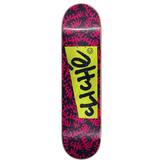 Gula Decks Cliché Skate Deck, Paper RHM 8.375 x 32.18 pink/yellow