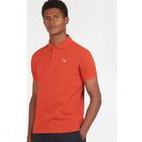 Barbour Orange - Quiltade jackor Kläder Barbour Men's Mens Sports Polo Shirt Orange 44/Regular