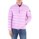 Moncler Lila Kläder Moncler Mens Purple Amaltes Down Puffer Jacket, Brand Large