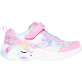 Skechers Sneakers Barnskor Skechers Girl's S-Lights: Unicorn Dreams Wishful Magic - Pink/Turquoise