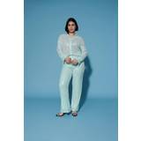 Kläder Gina Tricot Sequin trousers Bukser Blue S Female