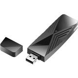 USB-A - Wi-Fi 6 (802.11ax) Trådlösa nätverkskort D-Link DWA-X1850