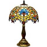 Tiffany-lampa Europeisk stil Angel Bordslampa
