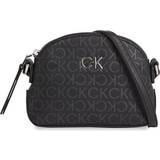 Calvin Klein Small Crossbody Bag With Logo - Black Epi Mono