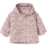 9-12M - Tunnare jackor Name It Baby's Floral Print Jacket - Burnished Lilac