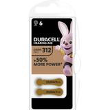 Batterier & Laddbart Duracell 312 6-pack