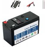 Batterier - Laddningsbara standardbatterier - Lithium Batterier & Laddbart HotcoS Portable Rechargeable Battery 12Ah Compatible