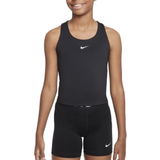 L Linnen Barnkläder Nike Girl's Swoosh Tank Top Sport Bra - Black/White