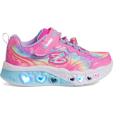 Polyurethane Sneakers Skechers Flutter Heart Lights - Groovy Swirl