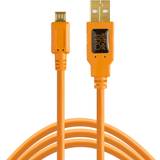 2.0 - Orange Kablar Tether Tools USB A 2.0 - USB Micro-B M-M 4.6m