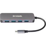D-Link Externa USB-hubbar D-Link DUB-2340