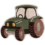Cars Mattor Barnrum Filibabba Matta Traktor 100x77cm