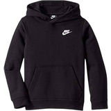 Långa ärmar Barnkläder Nike Older Kid's Sportswear Club Pullover Hoodie - Black/White (BV3757-011)