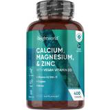D-vitaminer - Leder Vitaminer & Mineraler WeightWorld Calcium Magnesium And Zinc With Vitamin D3
