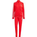 Dam - Ullkappor & Ullrockar Jumpsuits & Overaller adidas Essentials 3-Stripes Tracksuit - Better Scarlet/White