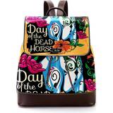 Vridlås Ryggsäckar Day Of The Dead Horse Backpack - Multicolour