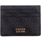 Guess Korthållare Guess Logo Laurel Card Holder - Coal