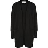 Selected Koftor Selected Lulu Long Knitted Cardigan - Black