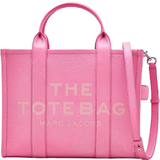 Rosa Handväskor Marc Jacobs The Leather Medium Tote Bag - Petal Pink