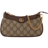Dam Handväskor Gucci Ophidia Mini Canvas Shoulder Bag - Beige