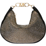 Mocka Handväskor Michael Kors Kendall Small Embellished Suede Shoulder Bag - Black