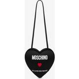 Satin - Svarta Väskor Moschino Womens Fantasy Print Black Heartbeat Satin Cross-body bag 19x19x4.5cm