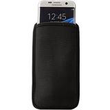 Lux-Case Gråa Mobiltillbehör Lux-Case Neopren Ficka till Samsung Galaxy S7 Edge G935, Storlek: 165 x 90mm