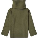 Moncler Friluftsjackor - Ull Kläder Moncler Wool turtleneck sweater grey