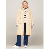 22 - Dam Kappor & Rockar Tommy Hilfiger Curve Double Breasted Relaxed Trench Coat HARVEST WHEAT