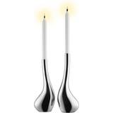 Ljusstakar, Ljus & Doft Vagnbys Mrs. & Mr. Swan Stainless steel Ljusstake 30cm 2st