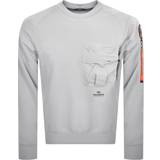 Parajumpers Gråa - Tryckknappar Kläder Parajumpers Sabre Sweatshirt Grey