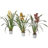 Dekoration Ikea CYMBIDIUM Orkidé blandade Konstgjord växt